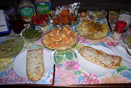 dinner at our home